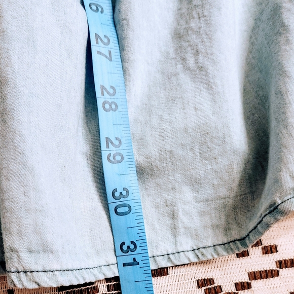 Off-Shoulder Embroidered Blue Dress - Picture 9 of 10